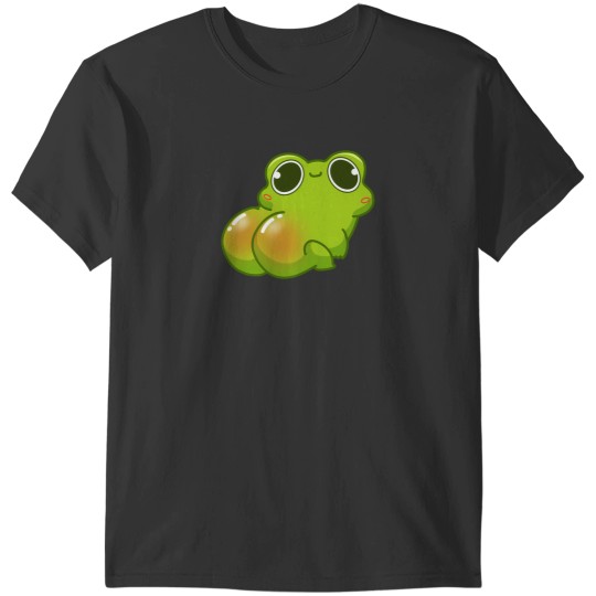 Discover Kawaii Frog Back View 1 T-Shirts