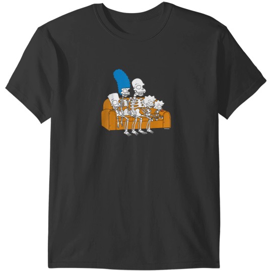 Discover The Simpsonzz Skeletons Treehouse Of Horror Couch T-Shirts