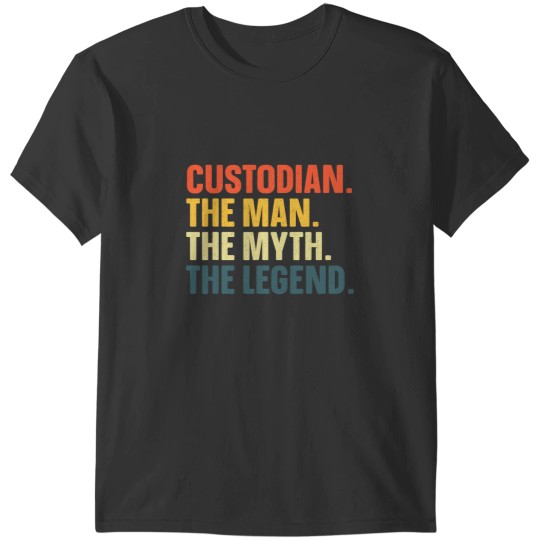 Discover Custodian Art For Men Janitor School Custodian Appreciation T-Shirts