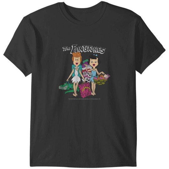 Discover The Flintstones Betty Rubble Wilma Flintstone Shopping T-Shirts