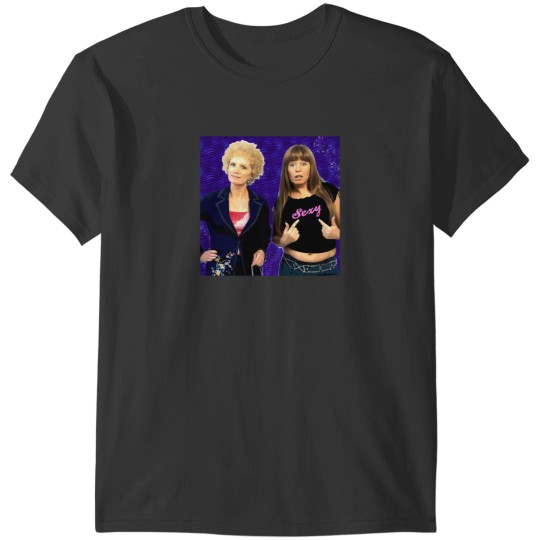 Discover Kath  Kim Purple Zebra T-Shirts
