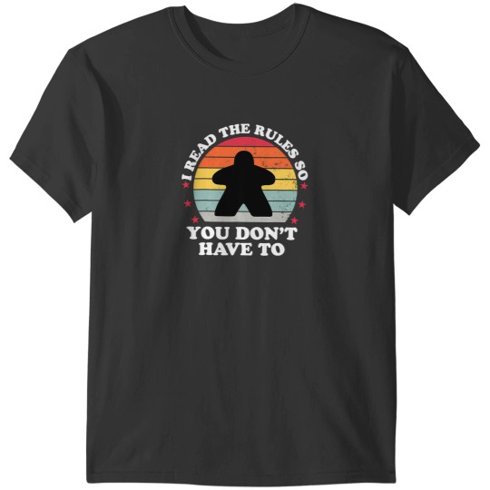 Discover I Read The Rules Boardgame Funny Board T-Shirts