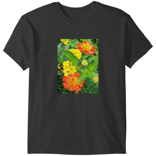 Discover yellow and orange flower T-Shirts
