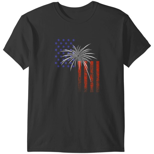 Discover 4th of July American Flags and Firework T-Shirts
