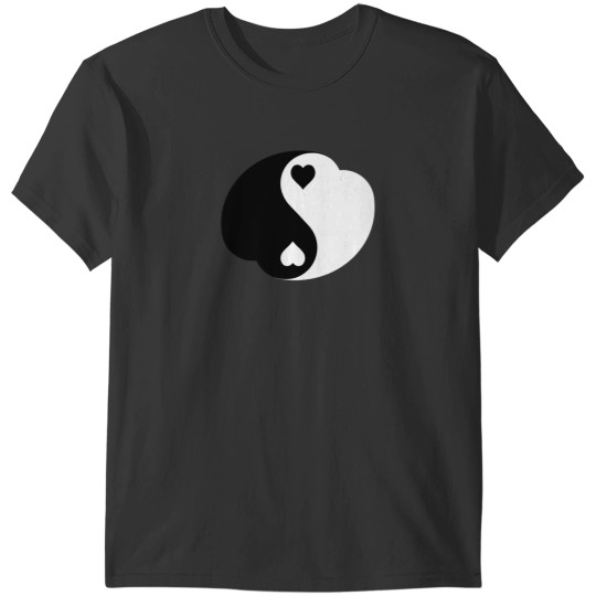 Discover Yin And Yang Love T-Shirts