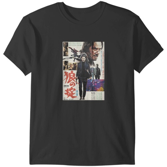 Discover John Wicks japaneses Movie T-Shirts