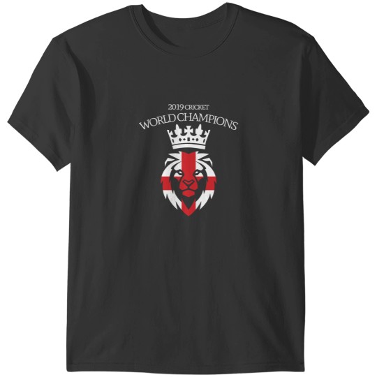 Discover England1 Cricket World Cup Champions - Lion (2019) T-Shirts