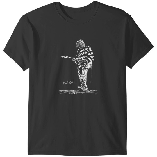 Discover Kurt Cobain Guitar T-Shirts