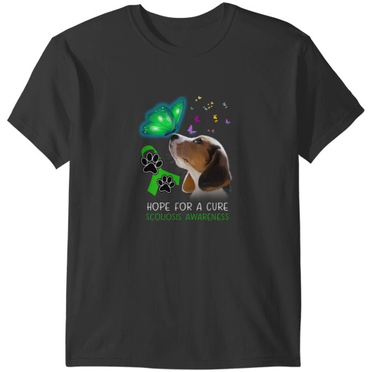 Discover Beagle Hope For A Cure Scoliosis Awareness T-Shirts