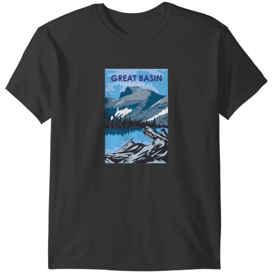 Discover Great Basin National Park Nevada Vintag e 3217 T-Shirts