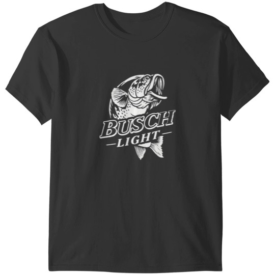 Discover Busch Brewd Fishing Light Beer T-Shirt