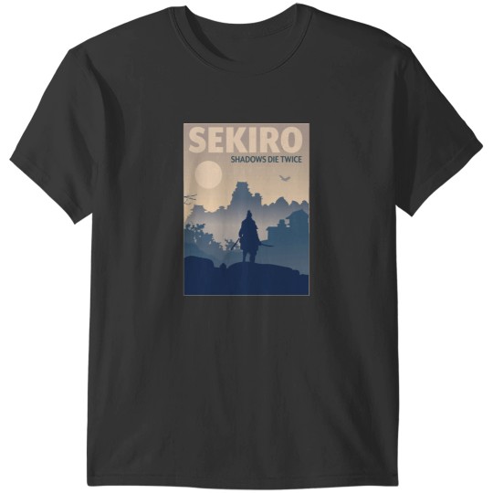 Discover Sekiros Shadows dies Twice - minimalists Travel Style - Video Game Art T-Shirts