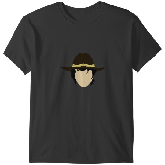 Discover Carl Grimes Flat Design T-Shirts
