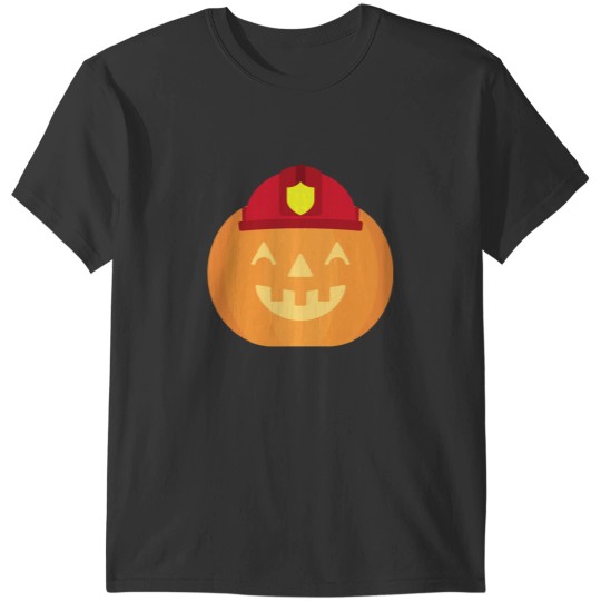 Discover Spooky Carved Pumpkin Firefighter, Halloween Hallows Eve Celebration T-Shirts