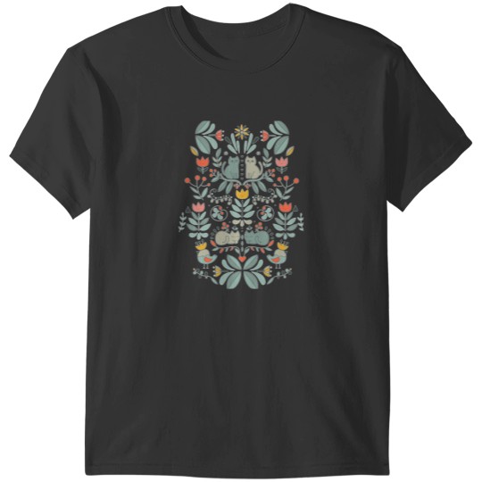 Discover Swedish Folk Cats T-Shirts