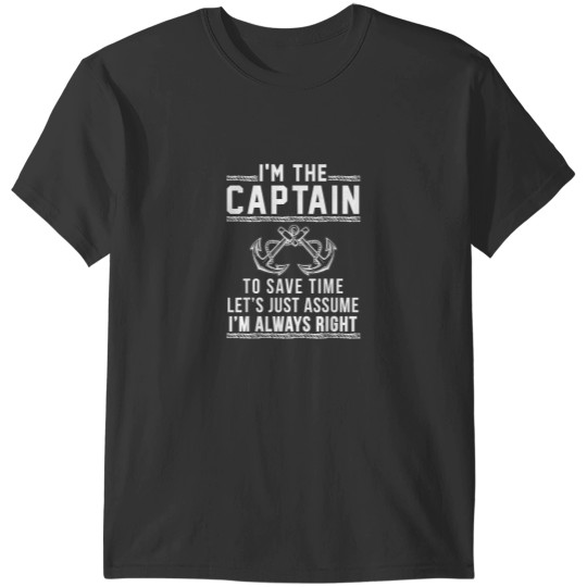 Discover Captain Of The Boat T Shirt T-Shirts