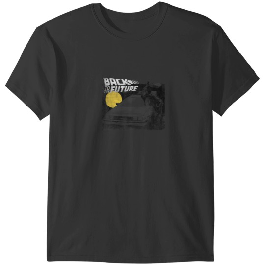 Discover Back To The Future Delorean Fade Portrait T-Shirts