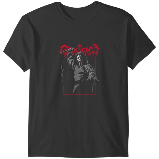 Discover Ghostface Ghostface Metal T-Shirts