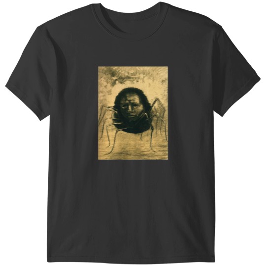 Discover The Crying Spider by Odilon Redon T-Shirts