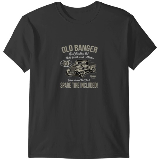 Discover 60th Birthday  Old Banger 60 Years Old Men Gift T-Shirts
