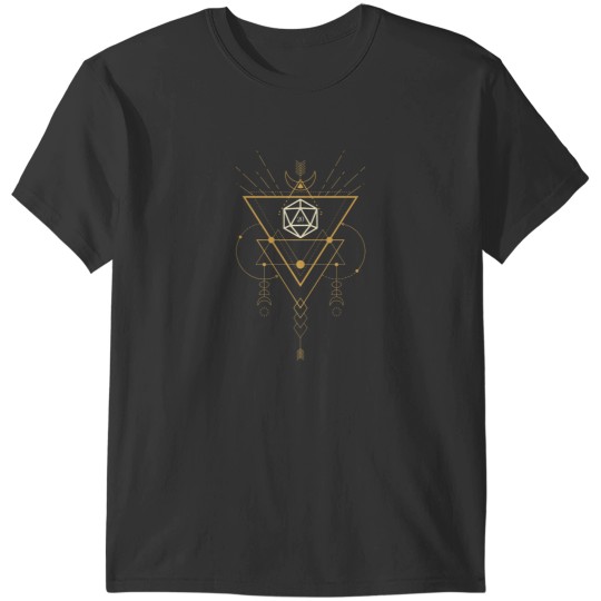 Discover Esoteric D20 Dice of Curiosity Relaxed Fit T-Shirts