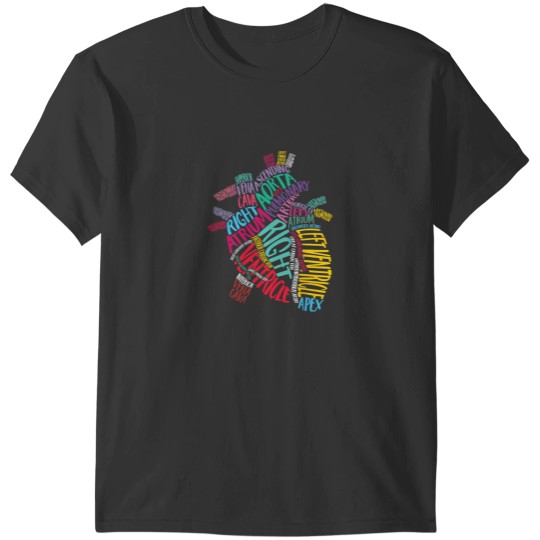 Discover Anatomical Heart Design Cardiac Cardiovascular I T-Shirts