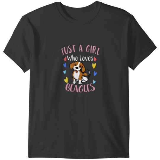 Discover Cute Just a Girl Who Loves Beagles T-Shirts
