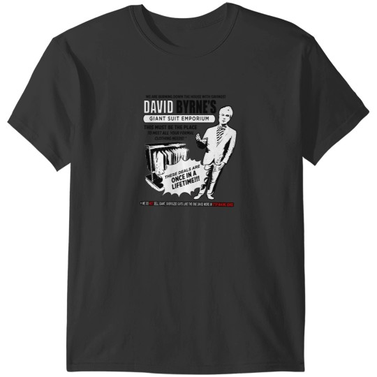 Discover David Byrne'S Giant Suit Emporium T-Shirts