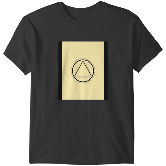 Discover Copy of AA Slogan Alcoholicsss Anonymous Slogans in Symbol Graphic T-Shirts