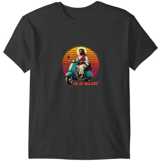 Discover He Is Rizzen Jesus T-Shirt