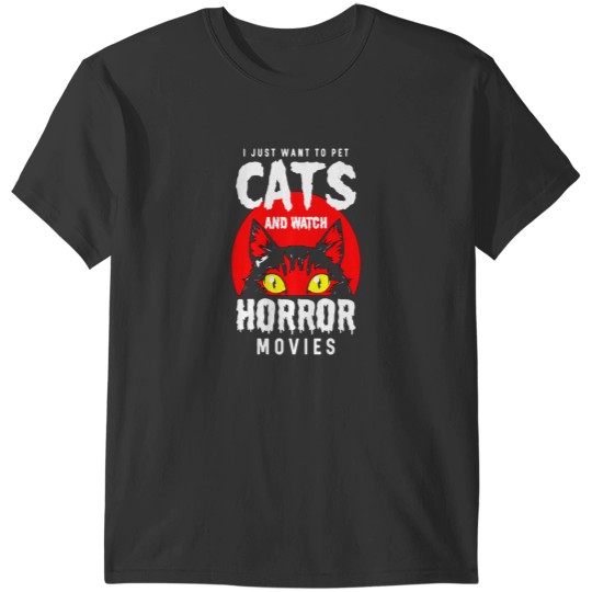Discover Cats And Horror Movies T-Shirts