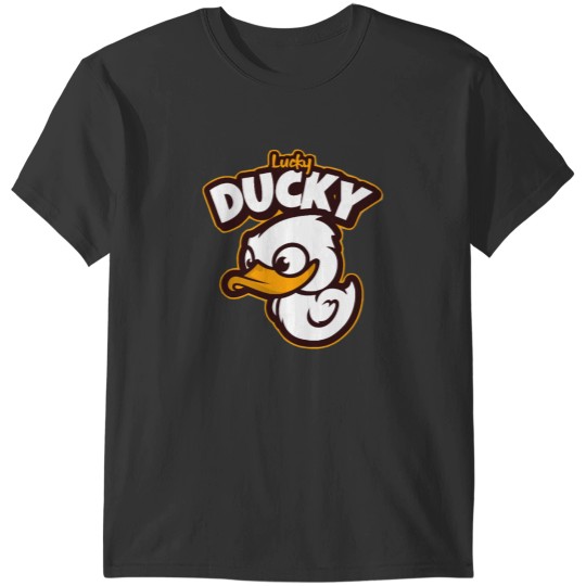 Discover Lucky Ducky Premium Scoop T-Shirts