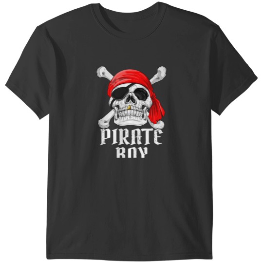 Discover Kids Pirate Costume Boy Theme Party Halloween T-Shirts