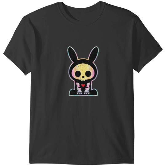 Discover Rabbit Skelanimal Skull Cute Tie Dye Lover Gift T-Shirts