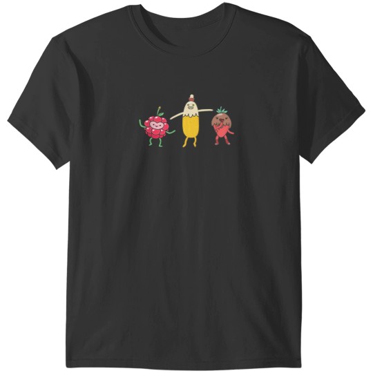 Discover Adventure Time Fruits Pattern X White 3735 T-Shirts