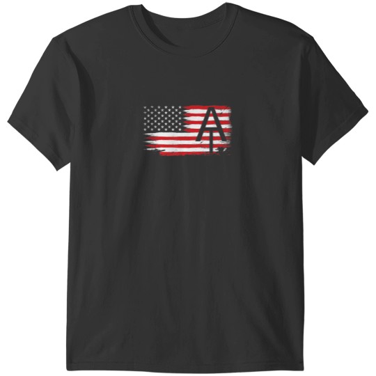 Discover Appalachian Trail Patriotic American Flag Hiking T-Shirts