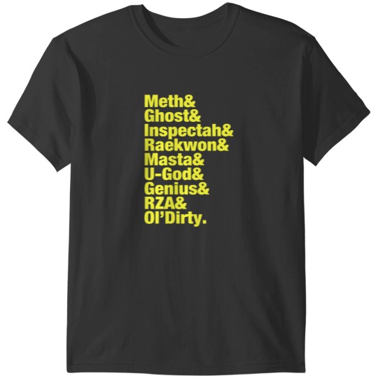 Discover Wu-TangHelvetica T-Shirts