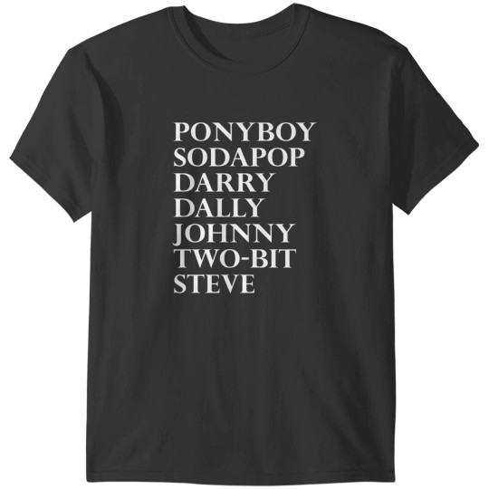 Discover The Outsiders The Greasers T-Shirts