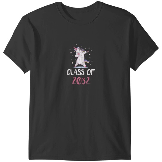 Discover 2032 Graduation Shirt, Class of 2032 Unicorns Grow With Me Classic T-Shirts