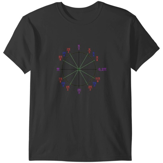 Discover Unit Circle Math Graphic T-Shirt