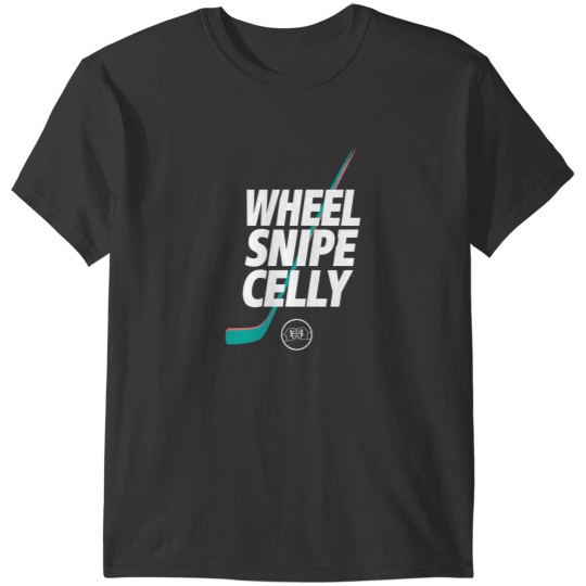 Discover Wheel Snipe Celly T-Shirts