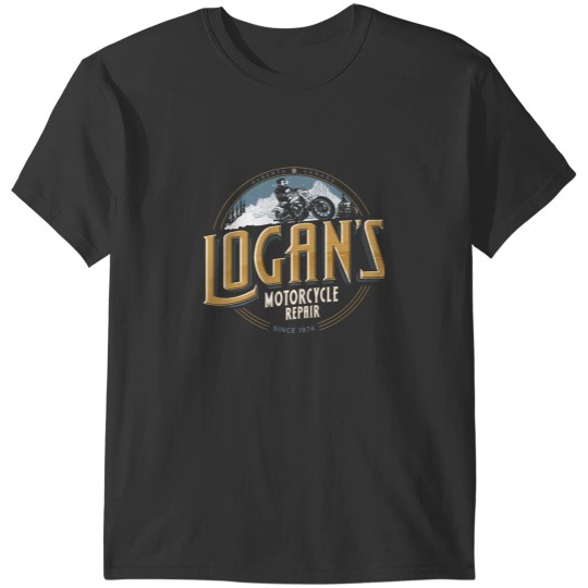 Discover Logan's Motorcycle Repair T-Shirts