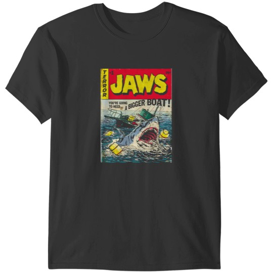 Discover Jaws 1 Edition Comic Book Cover T-Shirts