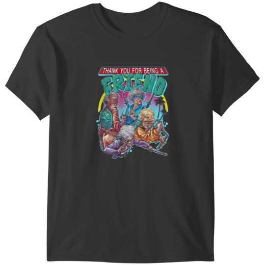 Discover Thank You For Being A Friend The Stay Golden Teenage Mutant Ninja Turtle T-Shirts