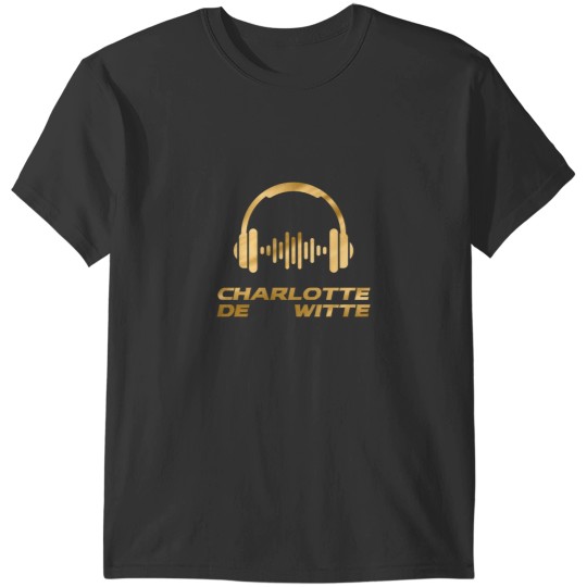 Discover Charlotte de Witte golden logo T-Shirts