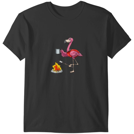 Discover Flamingo Camping Flamingo Camper Camping Lovers T-Shirts
