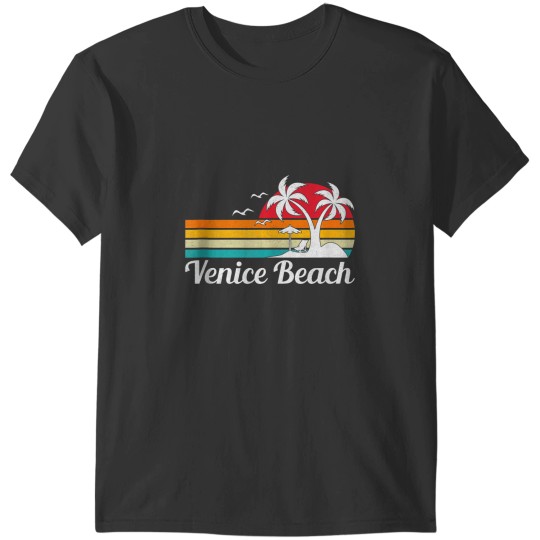 Discover summer vacation palm tree calinia venice beach T-Shirts
