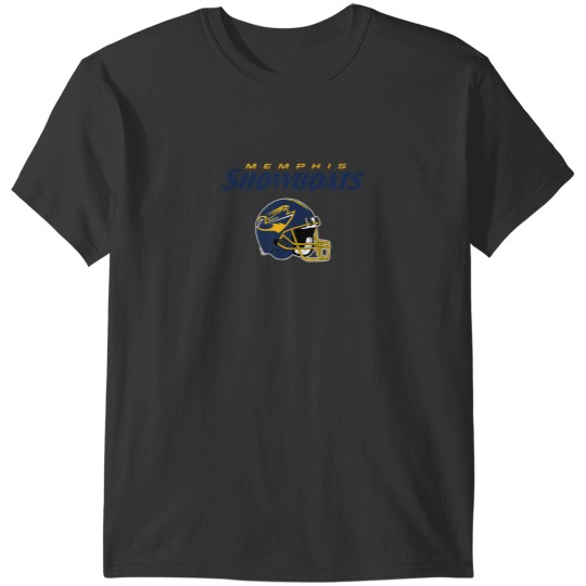 Discover Memphis Showboats UFL  Helmet Memphis Football T-Shirts