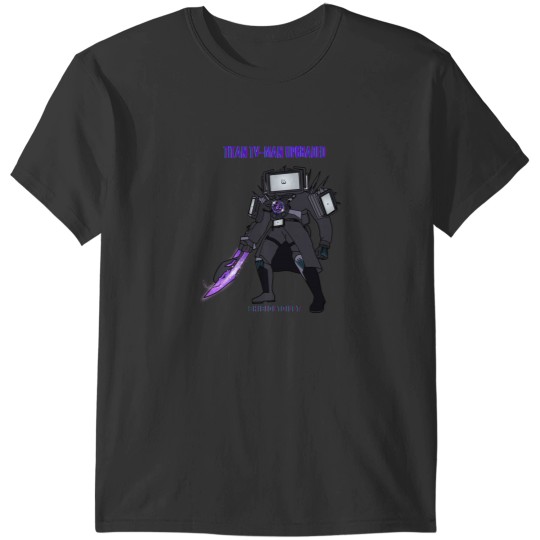 Discover Titan Tv Man Skibidi Toilet Upgraded T-Shirts