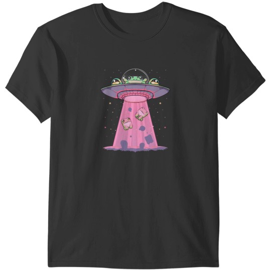 Discover Pastel Goth Kawaii Frogs Beamed By Ufo Aliens Frog T-Shirts